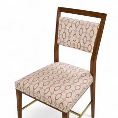 Paul McCobb Paul McCobb for Calvin Irwin Collection Walnut Brass Dining Chairs Set of 8 - 4262588