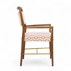 Paul McCobb Paul McCobb for Calvin Irwin Collection Walnut Brass Dining Chairs Set of 8 - 4262589