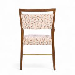 Paul McCobb Paul McCobb for Calvin Irwin Collection Walnut Brass Dining Chairs Set of 8 - 4262591