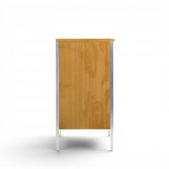 Paul McCobb Paul McCobb for Calvin Linear Mid Century Walnut and Stainless Steel Credenza - 4610059