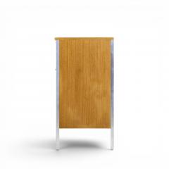 Paul McCobb Paul McCobb for Calvin Linear Mid Century Walnut and Stainless Steel Credenza - 4610061