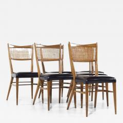 Paul McCobb Paul McCobb for Calvin Mahogany and Cane Dining Chairs Set of 6 - 3430401