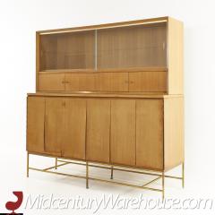 Paul McCobb Paul McCobb for Calvin Mid Century Brass Base Credenza with Hutch - 2581438