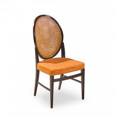 Paul McCobb Paul McCobb for Calvin Mid Century Double Cane Mahogany Dining Chair Set of 6 - 4532621