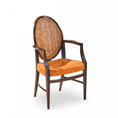 Paul McCobb Paul McCobb for Calvin Mid Century Double Cane Mahogany Dining Chair Set of 6 - 4532623