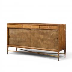 Paul McCobb Paul McCobb for Calvin Mid Century Mahogany and Brass Credenza - 4644353