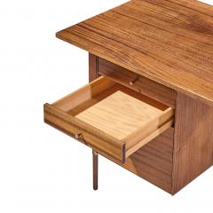 Paul McCobb Paul McCobb for Calvin Mid Century Mahogany and Brass Desk - 4622263