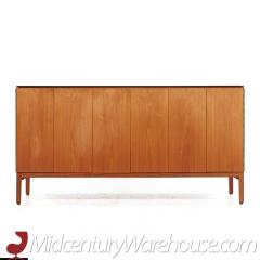 Paul McCobb Paul McCobb for Calvin Mid Century Vitrolite and Bleached Mahogany Credenza - 3688417