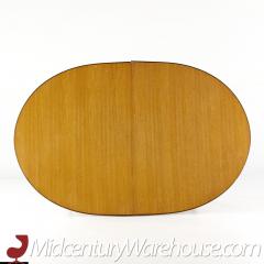 Paul McCobb Paul McCobb for Calvin Mid Century Walnut and Brass Dining Table with 6 Leaves - 3691444