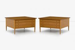 Paul McCobb Paul McCobb for Calvin The Irwin Collection 3 Drawer End Tables or Nightstands - 2806441