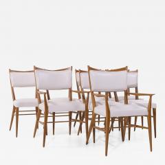 Paul McCobb Paul McCobb for Calvins Irwin Collection Leather Dining Chairs Set of 8 - 4504113