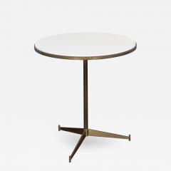Paul McCobb Paul McCobb for Directional Brass and Vitrolite Cigarette Table - 2221748