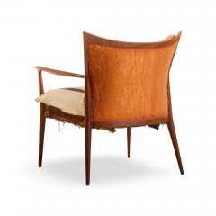 Paul McCobb Paul McCobb for Directional Mid Century Walnut Lounge Chair - 4573327