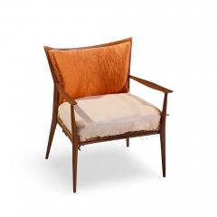 Paul McCobb Paul McCobb for Directional Mid Century Walnut Lounge Chair - 4573332