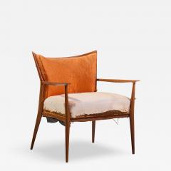 Paul McCobb Paul McCobb for Directional Mid Century Walnut Lounge Chair - 4574122
