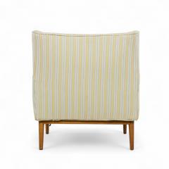 Paul McCobb Paul McCobb for Directional Model 302 Mid Century Walnut Lounge Chairs Pair - 4319597