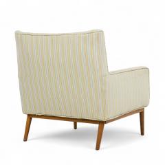 Paul McCobb Paul McCobb for Directional Model 302 Mid Century Walnut Lounge Chairs Pair - 4319598