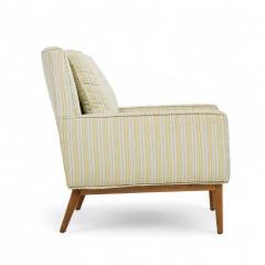 Paul McCobb Paul McCobb for Directional Model 302 Mid Century Walnut Lounge Chairs Pair - 4319600