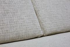 Paul McCobb Paul McCobb for Directional Tuxedo Sofa in Off White Chenille Fabric - 2147991