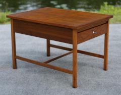 Paul McCobb Paul McCobb for Lane Delineator Walnut Chrome Side or End Table - 4190832