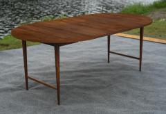 Paul McCobb Paul McCobb for Lane Delineator Walnut Extension Dining Table with 3 Leaves - 4239665