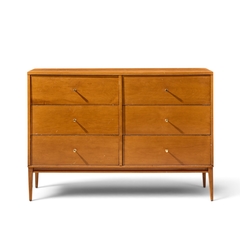 Paul McCobb Paul McCobb for Planner Group Mid Century 6 Drawer Lowboy Dresser - 4722383