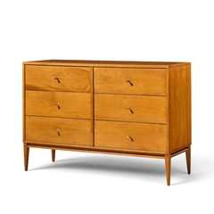 Paul McCobb Paul McCobb for Planner Group Mid Century 6 Drawer Lowboy Dresser - 4722385