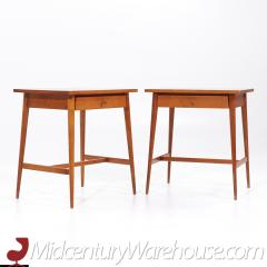 Paul McCobb Paul McCobb for Planner Group Mid Century Maple Nightstands Pair - 3685223