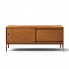 Paul McCobb Paul McCobb for Planner Group Mid Century Maple Sliding Door Credenza - 4659457