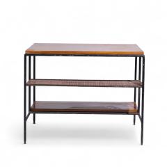 Paul McCobb Paul McCobb for Planner Group Mid Century Maple and Wrought Iron Side Table - 4221061
