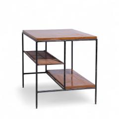 Paul McCobb Paul McCobb for Planner Group Mid Century Maple and Wrought Iron Side Table - 4221062