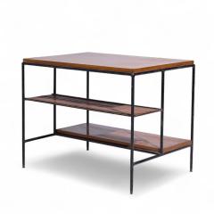 Paul McCobb Paul McCobb for Planner Group Mid Century Maple and Wrought Iron Side Table - 4221063