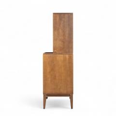 Paul McCobb Paul McCobb for Planner Group Mid Century Sliding Door Cabinet with Hutch - 4413164