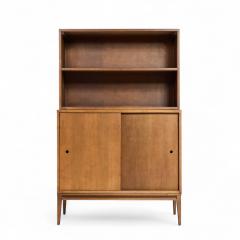 Paul McCobb Paul McCobb for Planner Group Mid Century Sliding Door Cabinet with Hutch - 4413167