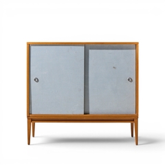 Paul McCobb Paul McCobb for Planner Group Mid Century Sliding Door Credenza with Hutch - 4721656