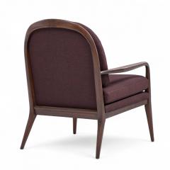 Paul McCobb Paul McCobb for Widdicomb Mid Century Walnut Lounge Chairs Pair - 4315263