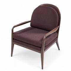 Paul McCobb Paul McCobb for Widdicomb Mid Century Walnut Lounge Chairs Pair - 4315264