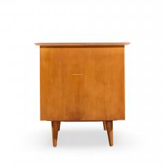 Paul McCobb Paul McCobb for Winchendon Mid Century Maple Double Pedestal Desk with T Pulls - 4550399
