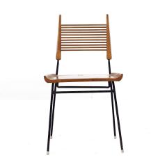 Paul McCobb Paul McCobb for Winchendon Mid Century Maple and Iron Model 1533 Shovel Chair - 3685275