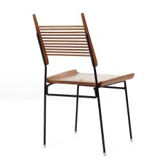 Paul McCobb Paul McCobb for Winchendon Mid Century Maple and Iron Model 1533 Shovel Chair - 3685279