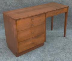 Paul McCobb Paul McCobb for Winchendon Walnut Stain Maple 1560 Desk Spindle Chair - 3219261