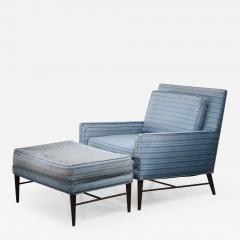 Paul McCobb Paul McCobb lounge chair with ottoman for Calvin American 1950s - 2361845
