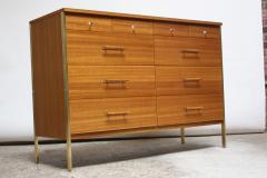 Paul McCobb Paul Mccobb Mahogany and Brass 6000 Series Directional Cabinet - 718011