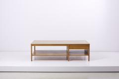 Paul McCobb Rare Paul McCobb Coffee Table with Leather Top for Calvin USA 1950s - 1386320