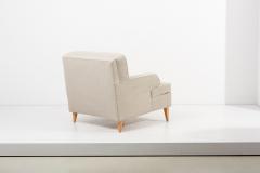Paul McCobb Rare new upholstered Paul McCobb Sofa and Lounge Chair Set 1950s - 2402512