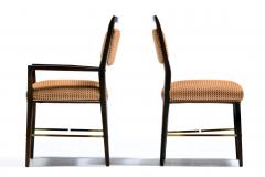 Paul McCobb Set of 20 Paul McCobb Irwin Collection Dining Chairs in Mahogany Brass c 1950 - 4455240
