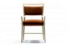 Paul McCobb Set of 20 Paul McCobb Mahogany Dining Chairs in Ivory with New Velvet Upholstery - 4455257