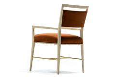 Paul McCobb Set of 20 Paul McCobb Mahogany Dining Chairs in Ivory with New Velvet Upholstery - 4455262