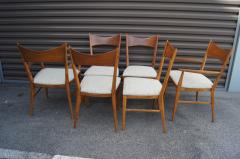 Paul McCobb Set of Six Irwin Group Walnut Chairs by Paul McCobb for Calvin - 512206