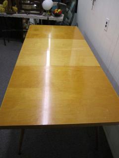 Paul McCobb Signed Paul McCobb Maple Extension Dining Table Two Leaves Mid Century Modern - 1807543